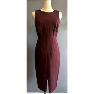 Metaphor Dress Size 4 Plum/Burgandy back zip